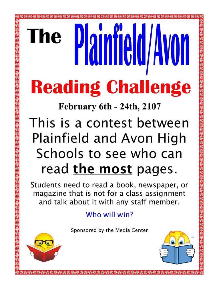 Plainfield/Avon Reading Challenge