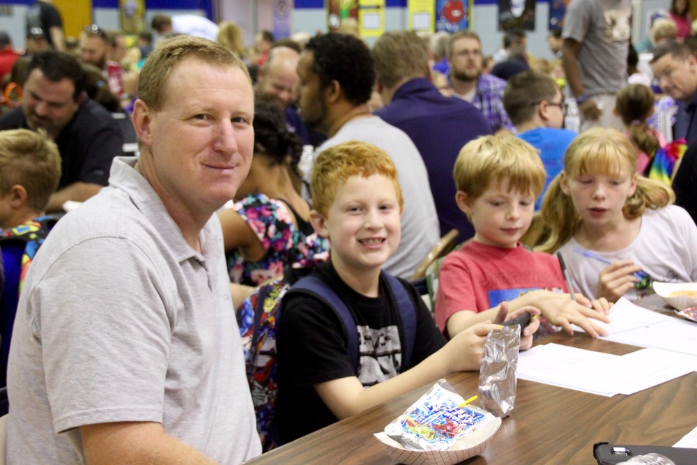Brentwood devours Donuts with Dads
