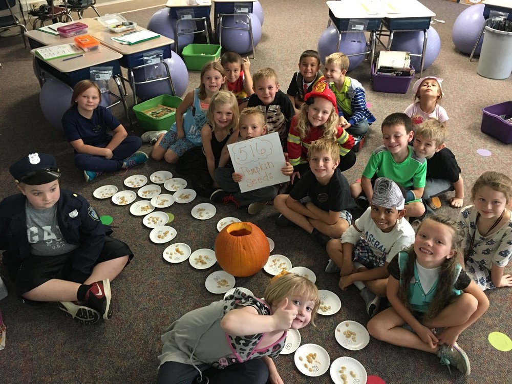 1st Grade Pumpkin Investigation