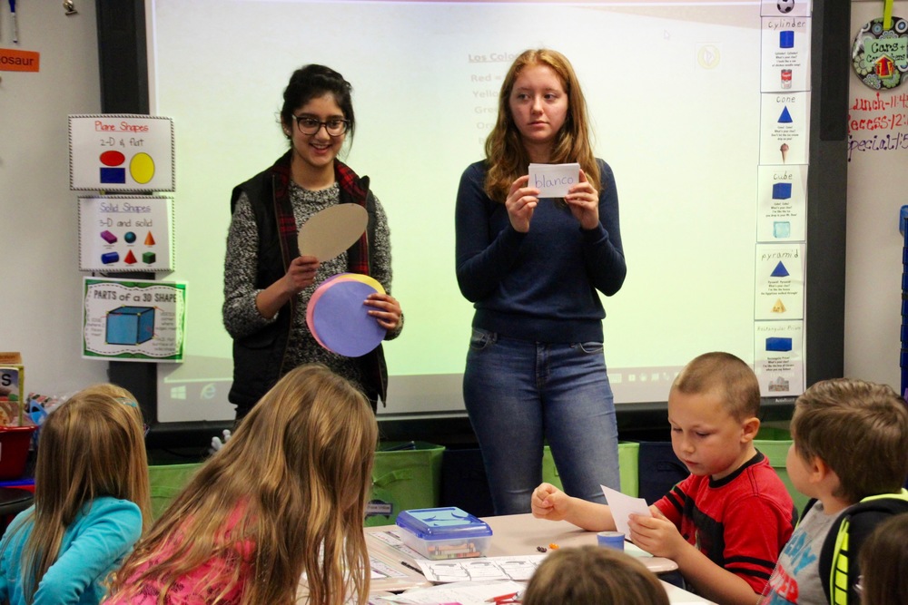 PHS Spanish 4 students spend a day teaching others